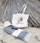 Снимка на Памучна чанта за пазар и плаж с лого Diva
